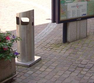 Whereas until now most litter bins have been quite small, the GeoTainer Model GTM can
