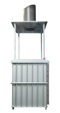GTB-1100 except when it needs emptying any refuse deposited in the column automatically drops down into the bin.
