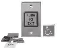 dormakaba Electronic Access Control Components Push Buttons Illuminated Push Buttons dormakaba offers illuminated push buttons with LED or incandescent bulbs for a variety of access control solutions.