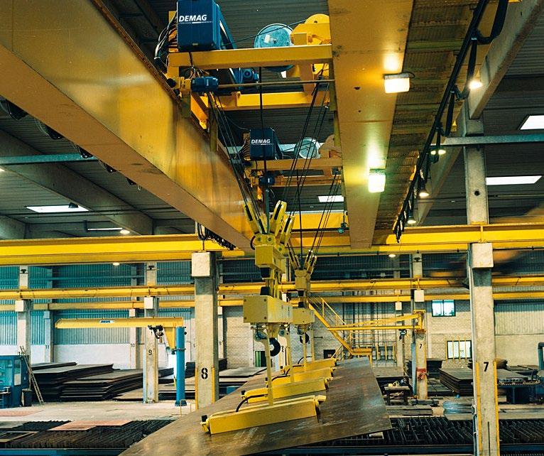 Stationary or travelling units to meet your needs Demag DH hoist units can be used in a