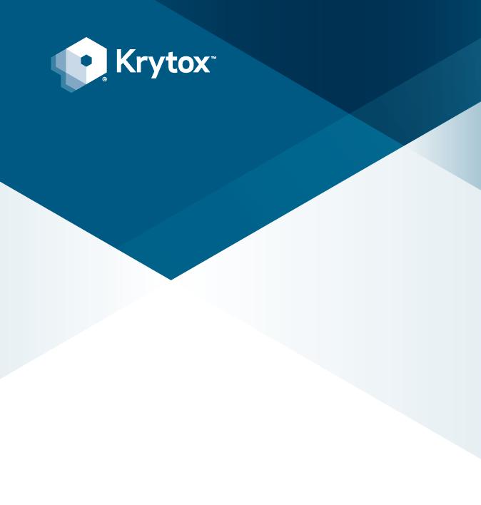 Krytox TM Product Brochure Contents 1. GeneralPurpose Oils and Greases 2.