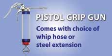 HANDLING & TRANSFER Clear Grease Guns Clear up greasing mistakes Place the wrong grease into an application