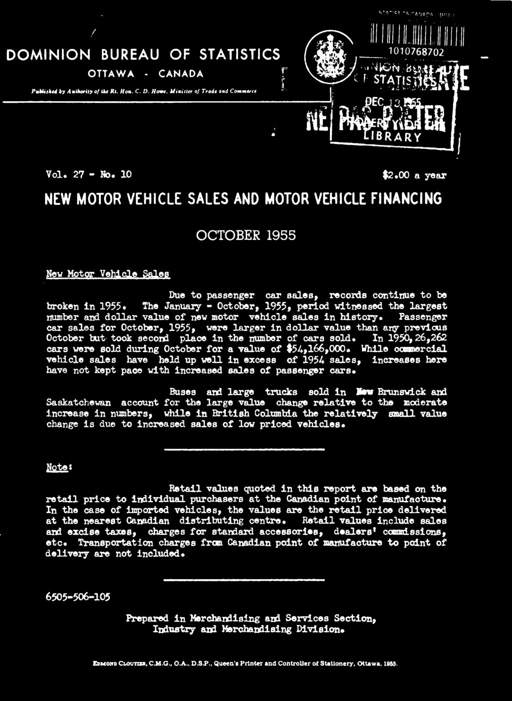 In 1950, 26,262 cars were sold during October for a value of $54 1,166 1,000.