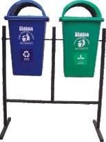 WASTE BINS & CONTAINERS Primary Waste Collection (Litter Collection) LITTER BINS WITH PERMANENT STRUCTURE: SERIES GBRSS No.