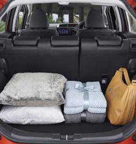 Long mode Recline a front and rear seat to create a long storage space for
