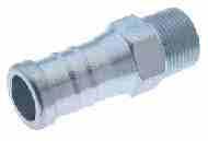 Hose Fittings Hose Nipples and Menders Male Hose Nipples Designed to give excellent sealing, maximum flow, low profile, with NPT pipe threads.