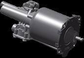 slave cylinder (purely hydraulic or with compressed air support) easily