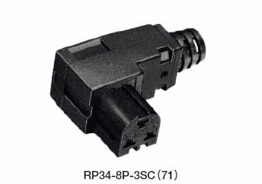 1 RP34 Series Small plastic connectors for C adapters Straight plug 37.5 3.5 1 7.5 Ø4.4 3 2 RP34-8SP-3SC(71) (This fi gure is a representative example.) Part No.