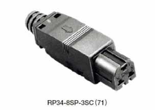 6 RP34-8SP-3SCD(71) 113-561-7 71 Mating key dependent type RP34-8SP-4SC(71) 113-597-4 71 4 11 Note : Cable clamping force, cable rotation force, and other aspects may differ depending on the cable