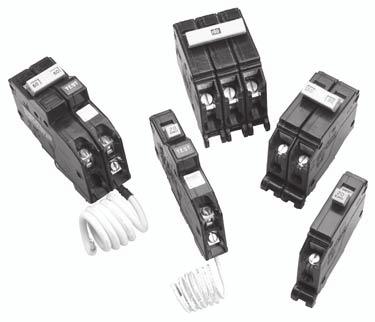 Loadcenters and Circuit Breakers. Plug-On Circuit Breakers Contents Description Overview................................ CH Specialty Products...................... CH Loadcenter Options and Accessories.