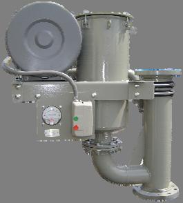 coalescing element, vacuum / pressure controls and integrated bypass device to simply maintenance and reduce