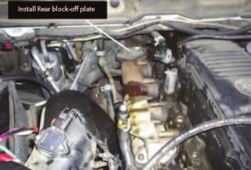 Install rear block-off plate 1-888-628-1730