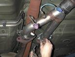 If rear O2 sensors are to be used, extending the factory harness by cutting &