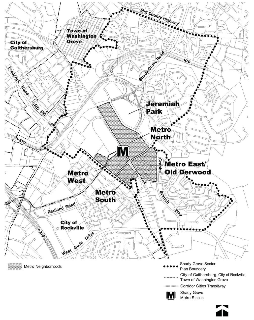 Figure 23: Shady Grove Metro Neighborhoods