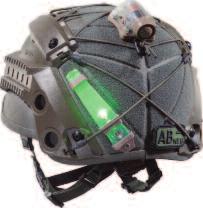 NVG support allow mounting of widely use Wilcox and Thales mounts, HD cameras, lamps It can be dismounted to have a lighter helmet, or to mount NVG with straps.