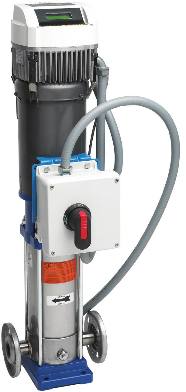 Goulds Water Technology Hydrovar and Packaged Hydrovar Hydrovar Variable Speed Control Available Configurations Horsepower Range Electrical Requirement 2 and 3 1Ø, 230 V input; 3Ø, 230 V output 3, 5,