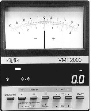 DK Measurement amplifier VMF 311 with electronic classifier 2S (top) and nominal size selector FS4 (bottom).