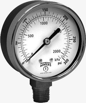 Description & Features: Most economical, all-purpose pressure gauge.