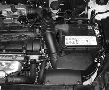 Figure 3 Stock air intake cleaner and air