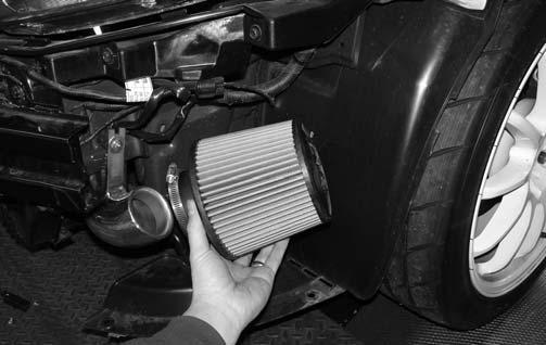 Align the entire intake system for the best possible fit.