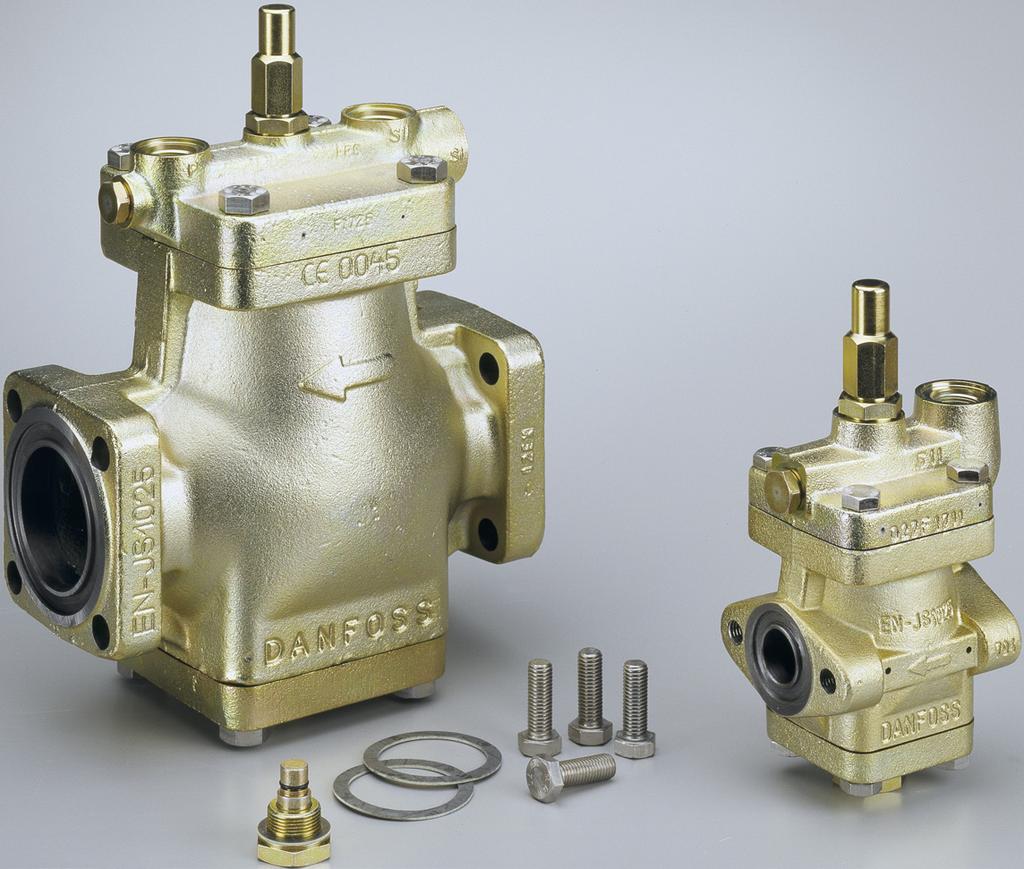 MAKING MODERN LIVING POSSIBLE Technical brochure Pilot operated main valves for regulating pressure and temperature, type PM PM valves are pilot operated main valves for regulating pressure and