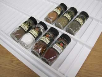 abinet & Drawer Accessories Spice Inserts European-designed and manufactured. An ideal aid for every avid cook and chef.