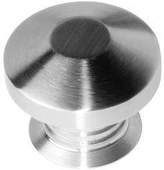 Brushed Stainless Steel Knobs ø Ref. No.