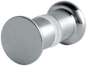 Box Quantity: 1 AISI 304 Stainless Steel with a brushed finish 65110-38 Glass Shower Door Knob 35 ø30