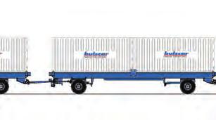 Every trailer is confi gured to transport 60t, therefore up to