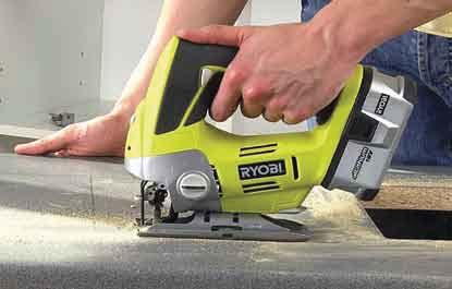 One Plus 18 V Tools GripZone overmould technology for improved comfort.