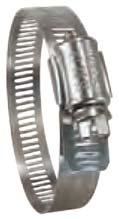 & Worm Gear Clamps: Worm Gear Aero-Seal Worm Gear Clamps four-piece construction band slots designed for strength and smooth action saddle interlocks into embossed band to form a true concentric