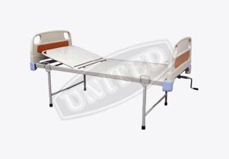 Hospital Semi Fowler bed (ABS Panels) : ASI-965 12. ASI 965 Hospital Semi Fowler Bed (ABS Panels) : ASI - 965 Frame work made of Rectangular M.S. Tube 2 Section Top made of perforated M.S. Sheet.