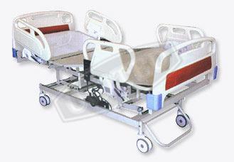2. ASI 997 ICU Bed Electric (ABS Panels & ABS Railing) : ASI-997 ICU Bed Electric (ABS Panels & Side Railings) : ASI - 997 Four Independent Electric Motors 2-Section Tuck Away ABS Side rails with