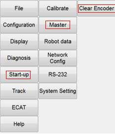 Clear encoder by HRSS Step1. Select the JOINT as the coordinate system. Step2.