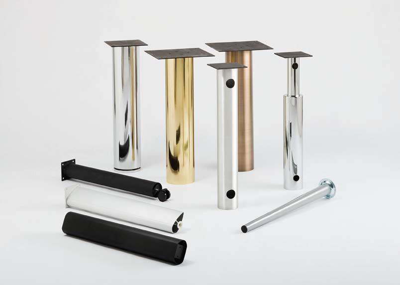WE MAKE ALUMINUM AND STAINLESS STEEL LEGS TOO. GIVE US YOUR SPECIFIC SIZE AND FINISH F OUR VERY COMPETITVE PRICING. ANTIQUE BRONZE, ED BRASS, AND NICKEL ALL AVALABLE.