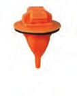 Clip Orange Nylon Head Diameter: 17mm Stem Length: 17mm Toyota: 4Runner 2003-up PN 90301