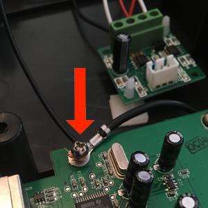This can be done by re-connecting the Cut Point cables together again, using a terminal block that has been provided.