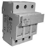 DIN RAIL MOUNTED FUSE HOLDERS VLC10 (10x38mm) max 32Amp VLC14 (14x51mm) max 50Amp VLC22 (22x58mm) max 100Amp