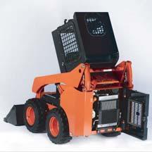 Operator station The cab features certified safety ROPS & FOPS, a