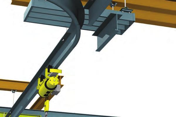 CR ANES CLEVELAND TRAMRAIL MONORAILS Superior to I-beams in strength, durability and consistency, Cleveland Tramrail Monorails are ideal for applications that