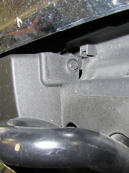 1. Underneath the vehicle, behind the fascia unplug the