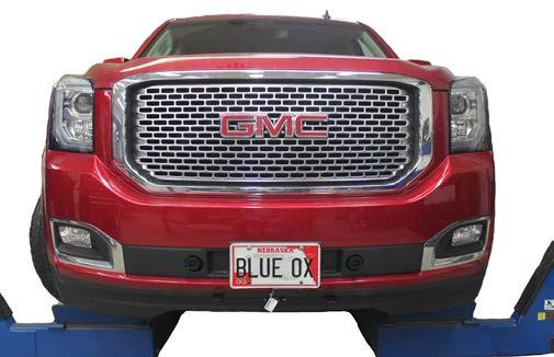 Many Blue Ox baseplates are designed to use existing holes and hardware to mount the baseplate to the towed vehicle.