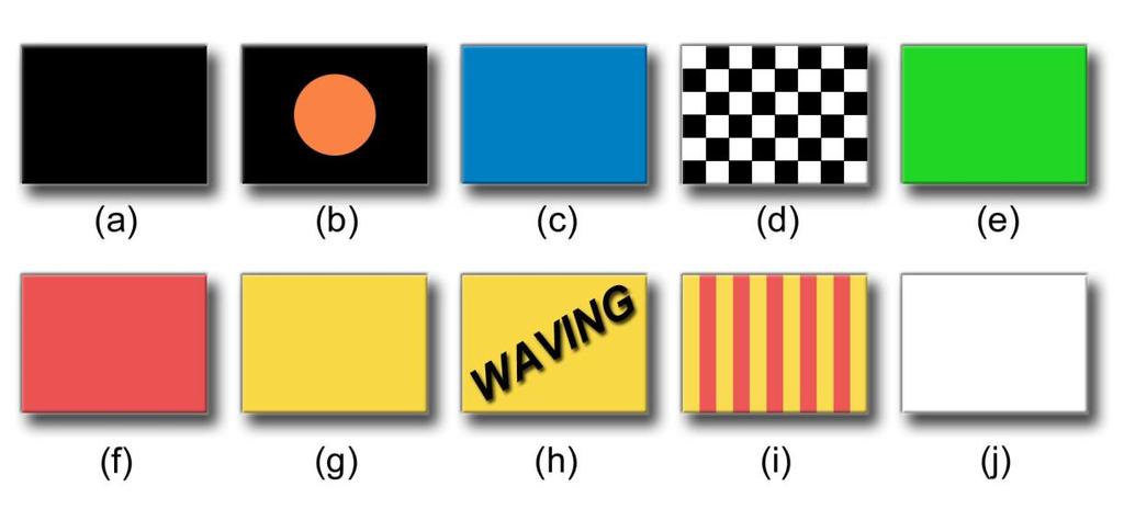 Table 20 - Flags D7.23.3 Command Flags (a) (b) (c) (d) (e) (f) (g) (h) D7.23.4 Informational Flags BLACK FLAG - Pull into the penalty box for discussion with the Director of Operations or other official concerning an incident.