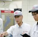 are working on fostering human resources that support Yanmar s manufacturing.
