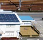(location of the Large Power Products Operations Division) installed solar panels on the roof of its annex in September 2010 and introduced the Yanmar solar generation system, with a power supply