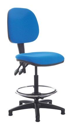 Folding back rest and chrome foot ring Available with no arms or fixed loop arms Flexible foam seats for enhanced comfort Weight