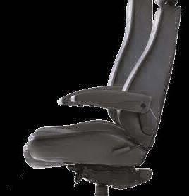 16 degree backrest angle adjustment to maximise user comfort.