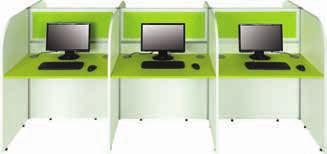 75 each Study Carrel and Study Centre A flexible, cost effective system that is perfect for any library or ICT Suite area.