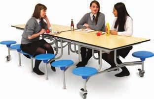 Canteen Tables & Benching Rectangular Mobile Folding Table Seating Units From 611.
