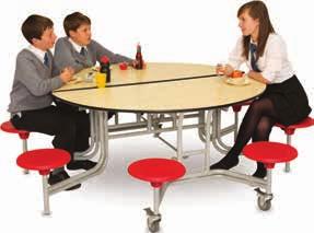 available in either 685mm or 735mm high, (3280mm long tables only available in 650mm high) 330mm Diameter
